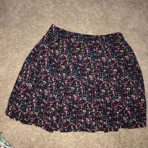 Pleated Colorful Skirt